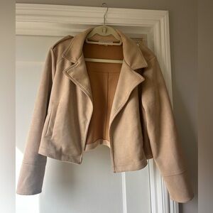 Philosophy Women's Tan Blazer Jacket